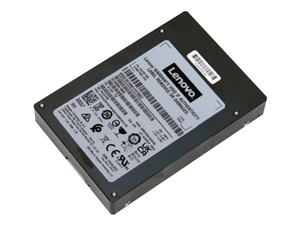Lenovo Seagate Nytro 3750 - SSD - Write Intensive - verschlüsselt - 3.2 TB - Hot-Swap - 2.5" (6.4 cm)