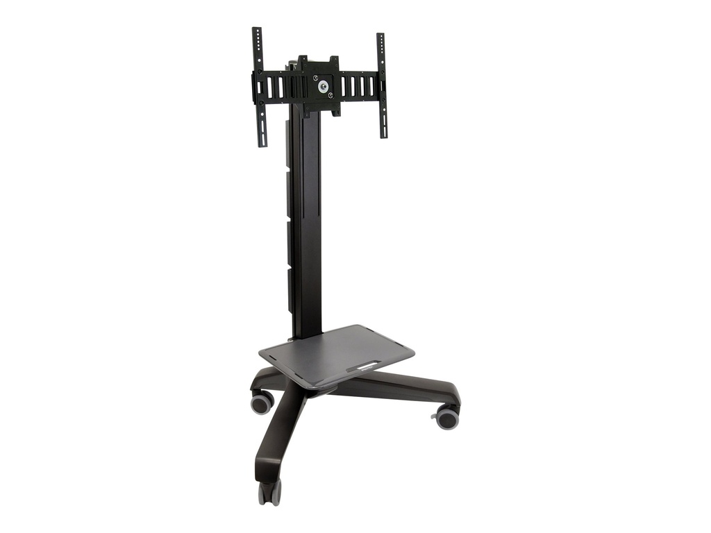 Ergotron Neo-Flex Mobile MediaCenter UHD - Wagen - Konstante Krafttechnologie - für Flachbildschirm - Schwarz - Bildschirmgröße: 127-203.2 cm (50"-80")