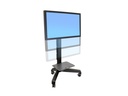 Ergotron Neo-Flex Mobile MediaCenter VHD - Wagen - Konstante Krafttechnologie - für LCD-Display - Kapazität 22,7 - 40,8 kg - Aluminium, Stahl, ABS-Kunststoff, Zinklegierung, Glasgefülltes Nylon - Schwarz - Bildschirmgröße: 94-190.5 cm (37"-75")