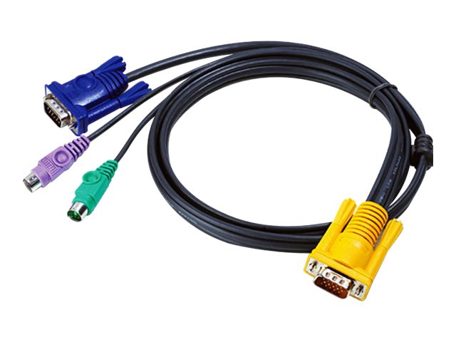ATEN 2L-5206P - Tastatur- / Video- / Maus- (KVM-)