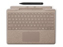 Microsoft Surface Pro Keyboard - Tastatur - mit Trackpad, Beschleunigungsmesser, Surface Slim Pen 2 Ablage- und Ladeschale