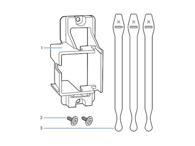 Zebra Port-/Kabelschutzkit (Packung mit 5)