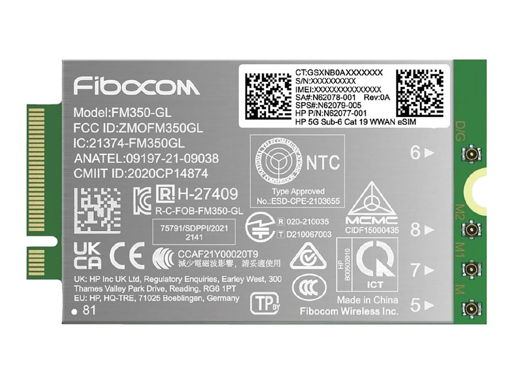 HP  Drahtloses Mobilfunkmodem - 5G - für Elite x360