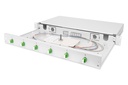 DIGITUS LWL-Spleißbox, bestückt, 6x LC-APC DX, OS2