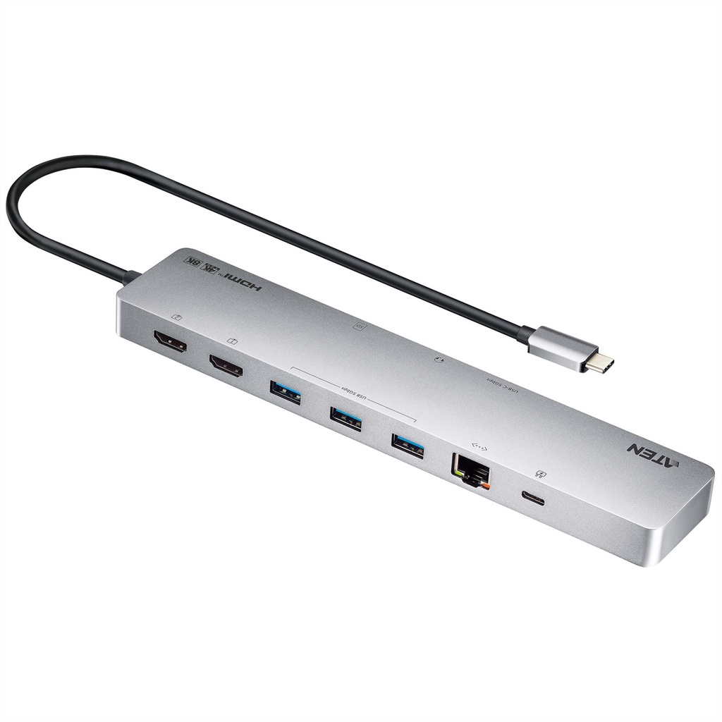 ATEN USB-C Multiport Dock 4K Dual Display UH3240