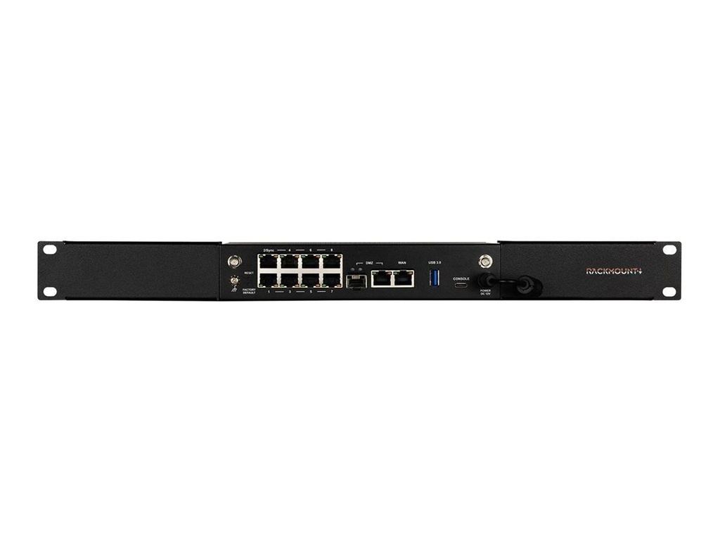 Rackmount.IT RM-CP-T6 - Montagesatz für Netzwerkgeräte - Rack montierbar - RAL 9005 - 1U - 48.3 cm (19")