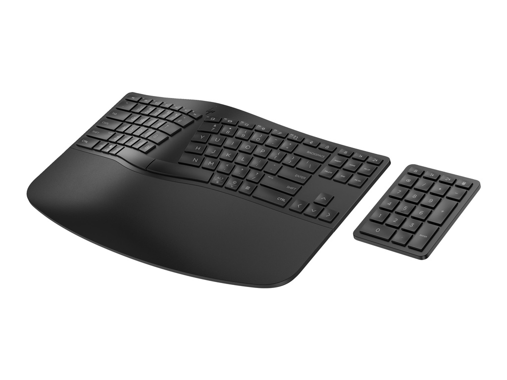 HP 965 - Tastatur-und-Tastenfeld-Set - kompakte Größe, 2-Zonen-Layout, separater Ziffernblock, kurzer Tastenhub, Multi-Device