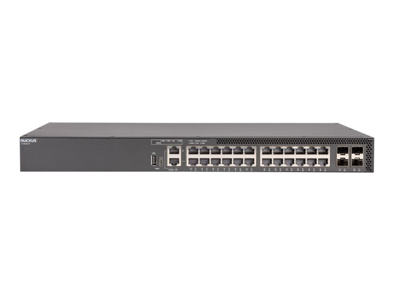 Ruckus ICX 8200 - Switch - L3 - managed - 24 x 10/100/1000 + 4 x 25 GbE SFP28 (Stacking / Uplink)