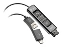 Poly DA85 - Headset-Kabel - USB, 24 pin USB-C männlich zu Quick Disconnect männlich