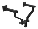 Dell Dual Monitor Arm - MDA20 - Befestigungskit - einstellbarer Arm - für 2 LCD-Displays - Schwarz - Bildschirmgröße: 48.3-86.4 cm (19"-34")