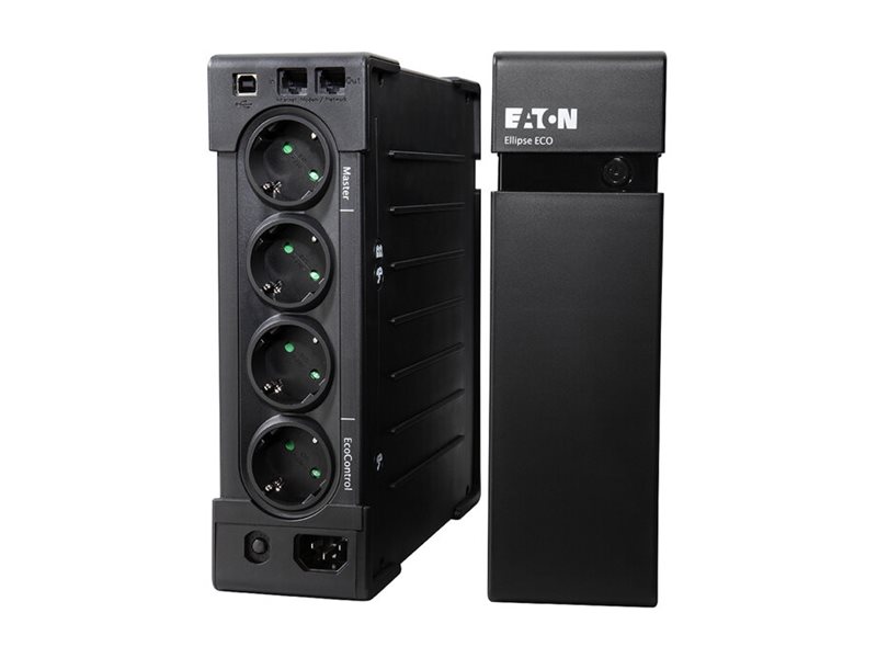 Eaton Ellipse ECO 1600 USB DIN - USV (in Rack montierbar/extern) - Wechselstrom 230 V - 1000 Watt - 1600 VA - USB - Ausgangsanschlüsse: 8 - 2U - 48.3 cm (19")