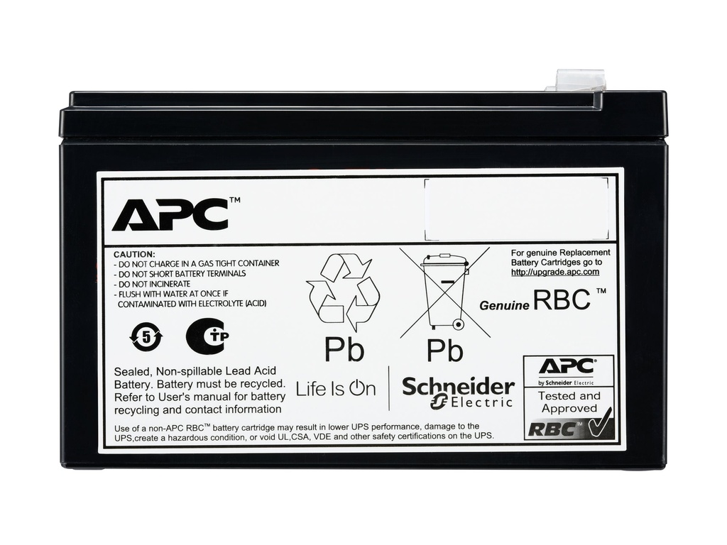 APC USV-Akku - 6 x Batterie - ventilgeregelte Bleisäure (VRLA)