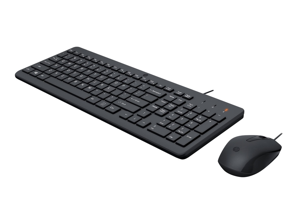 HP 150 - Tastatur-und-Maus-Set - USB - Schwarz