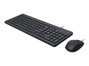HP 150 - Tastatur-und-Maus-Set - USB - Schwarz