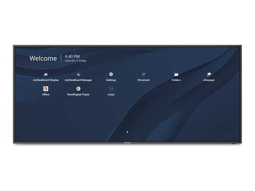 [CDE105UW] ViewSonic CDE105UW - 267 cm (105") Diagonalklasse LCD-Display mit LED-Hintergrundbeleuchtung - Digital Signage - mit integrierter Media-Player / optionale Slot-in-PC-Funktionalität - Android - 5K UHD (2160p)