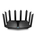 [ARCHER AX90] TP-LINK Archer AX6600 Tri-Band Wi-Fi 6 Router - Wi-Fi 6 (802.11ax) - Tri-Band (2,4 GHz / 5 GHz / 5 GHz) - Ethernet/LAN - Schwarz - Tabletop-Router