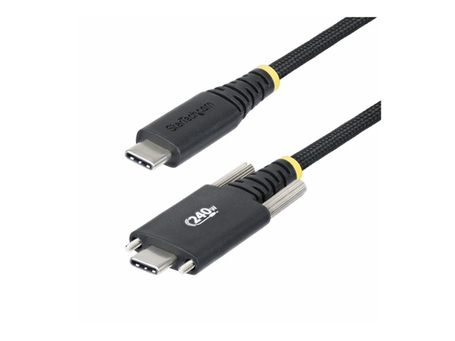 [S2CEPR2M-USBSL-CABLE] StarTech.com 6.6ft (2m) USB-C Charging Cable, 240W, Silicone Jacket - USB-Kabel - 24 pin USB-C (M)