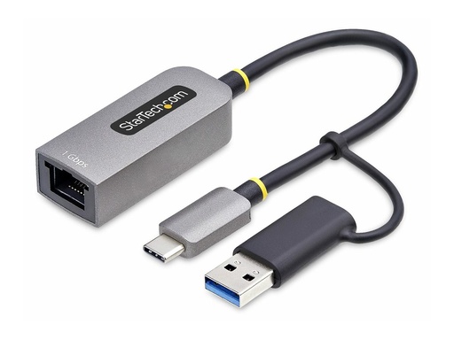 [C21GA-USB-ETHERNET] StarTech.com USB-C to Ethernet Adapter w/USB-A Adapter, Realtek RTL8153B