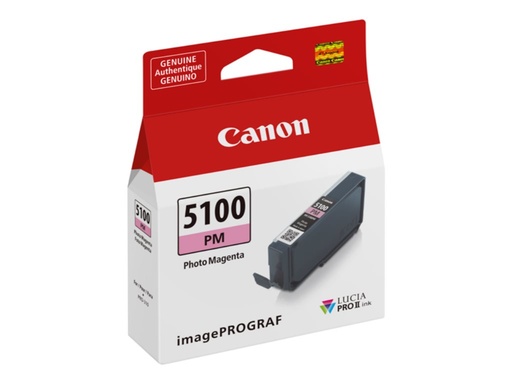 [6957C001] Canon PFI-5100 PM - 14.4 ml - Photo Magenta - original