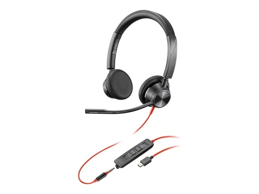 [76J23AA] Poly Blackwire 3325 - Blackwire 3300 series - Headset