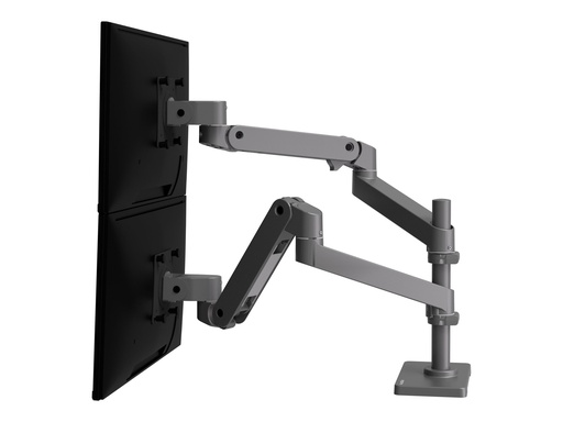 [45-690-293] Ergotron LX Pro - Befestigungskit (Doppelarm) - modular - für 2 LCD-Displays - Aluminium - Dunkelgrau - Bildschirmgröße: bis zu 68,6 cm (bis zu 27 Zoll)