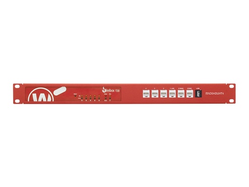 [RM-WG-T6] Rackmount.IT RM-WG-T6 - Montagesatz für Netzwerkgeräte - Rack montierbar - WatchGuard Red - 1U - 48.3 cm (19")