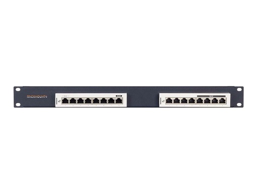 [RM-UB-T1] Rackmount.IT RM-UB-T1 - Montagesatz für Netzwerkgeräte - Rack montierbar - Metallic Dark Blue - 1U - 48.3 cm (19")