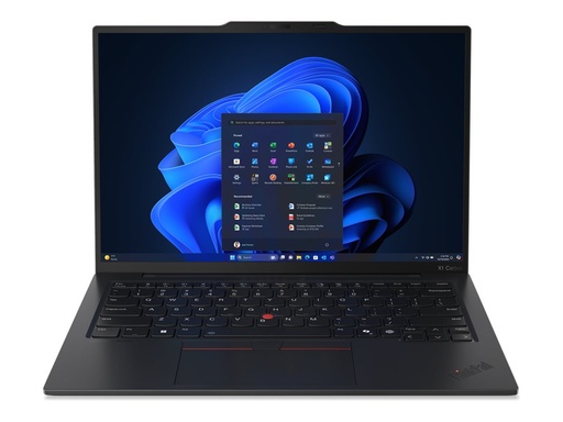 [21NX00F7GE] Lenovo ThinkPad X1 Carbon Gen 13 21NX - 180°-Scharnierdesign - Intel Core Ultra 7 265U - Intel Evo vPro Enterprise Platform - Win 11 Pro - Intel Graphics - 64 GB RAM - 2 TB SSD TCG Opal Encryption 2, NVMe - 35.6 cm (14")