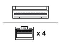 [E40G-QSFP-4SFP-C-0101] Ruckus Wireless - 10GBase Direktanschlusskabel
