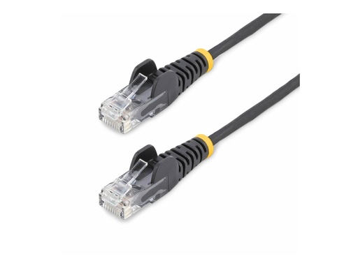 [N6PAT5MBKS] StarTech.com 5m Black Slim CAT6 Ethernet Cable, Snagless, 28AWG, LSZH - Patch-Kabel - RJ-45 (M)