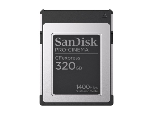 [SDCFEC-320G-GN4NN] SanDisk PRO-CINEMA - Flash-Speicherkarte - 320 GB