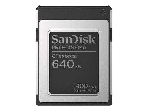 [SDCFEC-640G-GN4NN] SanDisk PRO-CINEMA - Flash-Speicherkarte - 640 GB