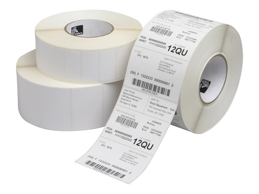 [3002866] Zebra Z-Perform 1000T - Papier - permanenter Klebstoff - unbeschichtet - 48 x 35 mm 44900 Etikett(en) (10 Rolle(n)