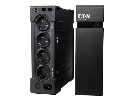 [EL800USBDIN] Eaton Ellipse ECO 800 USB DIN - USV (in Rack montierbar/extern) - Wechselstrom 230 V - 500 Watt - 800 VA - USB - Ausgangsanschlüsse: 4 - 2U - 48.3 cm (19")